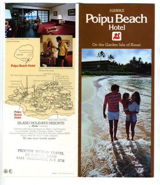 Brochure For Hawaii