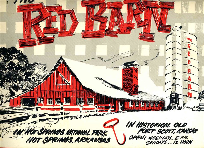 The Red Barn Menu Hot Springs National Park Arkansas Fort Scott