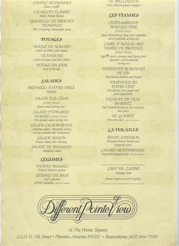 Different Pointe Of View Pointe Hilton Tapatio Cliffs