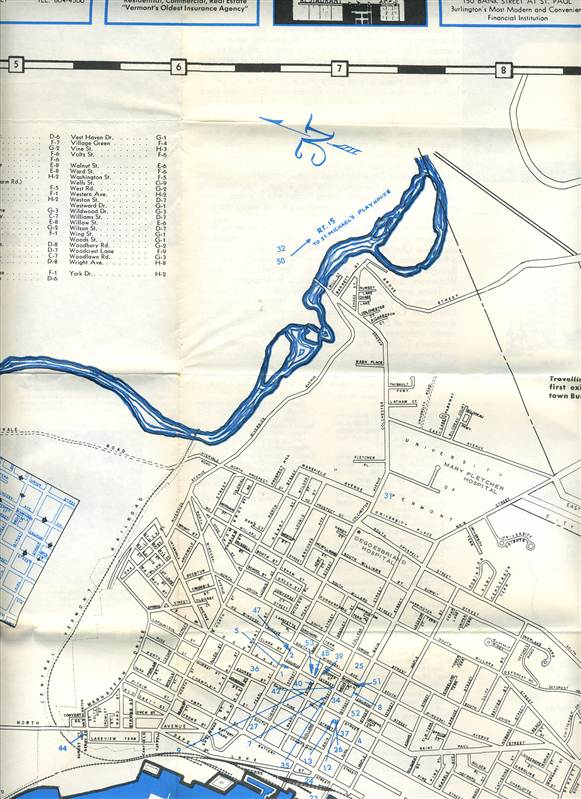 Welcome to Greater Burlington Vermont Map & Guide 1967 EXPO 67