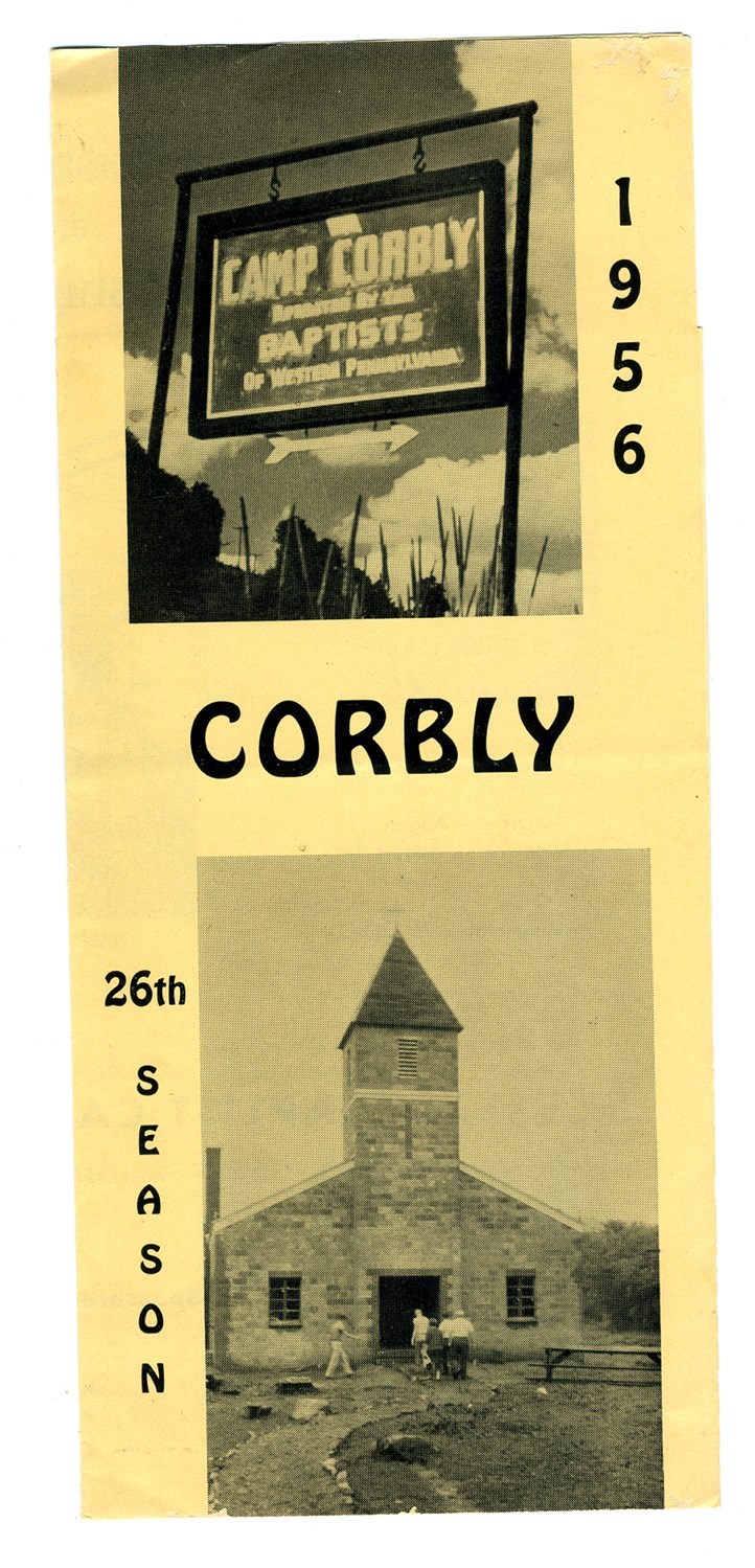 Camp Corbly 1956 Brochure Mahaffey Pennsylvania Baptist Convention