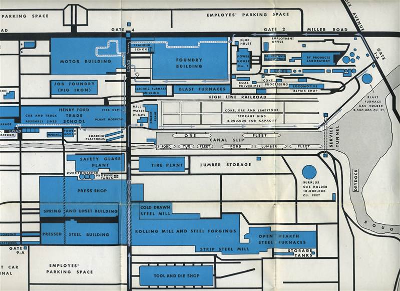 Ford rouge plant map #2