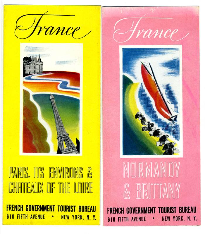 Brochures France 1939 New York Worlds Fair Paris Savoy Riviera