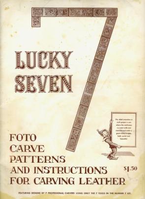   Foto Carve Patterns and Instructions for Carving Leather 1955  