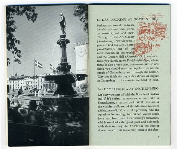 Ferd Lundquist Gifts of Gothenburg Sweden 1954 Booklet History