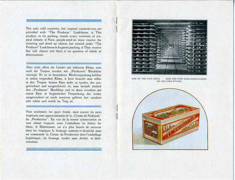 The Producer Brand Gouda & Edam Cheese Booklet Holland 1950s
