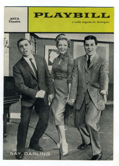 Playbill Say Darling Wayne Blaine Desmond Morse Gould