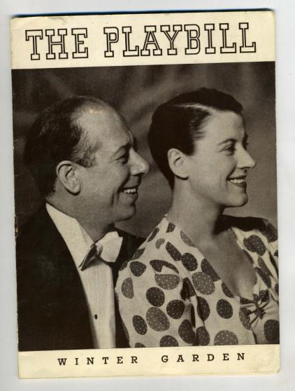 show is on playbill bert lahr beatrice lillie 1937