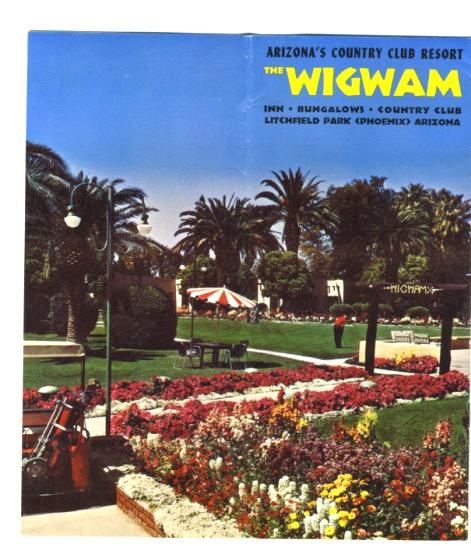 The Wigwam Inn Country Club Resort Brochure 1950S